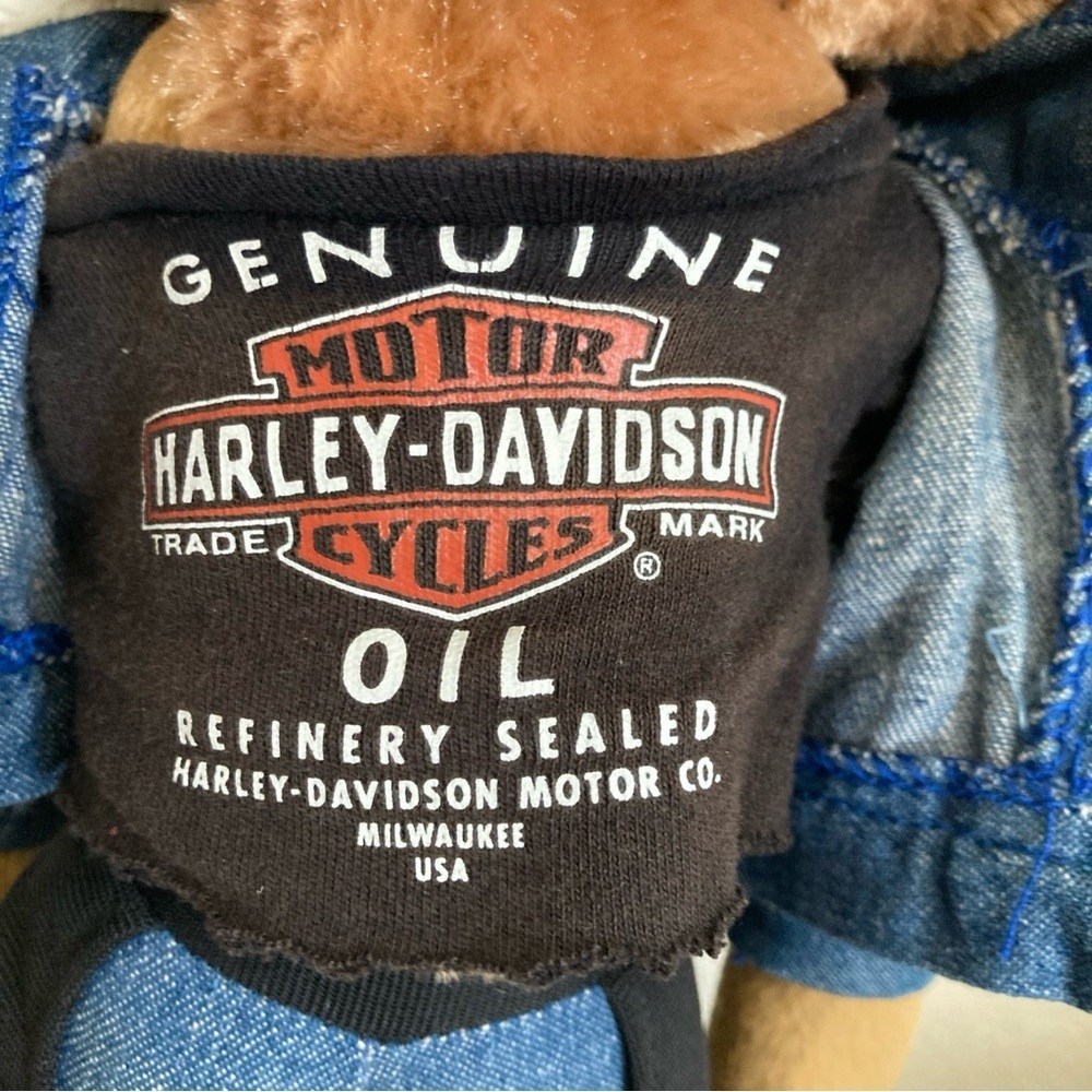 HARLEY DAVIDSON ROAD WOLF 14" PLUSH ROAD HOGS MOTORCYCLE CLUB JACKET RARE HTF - Picture 3 of 9